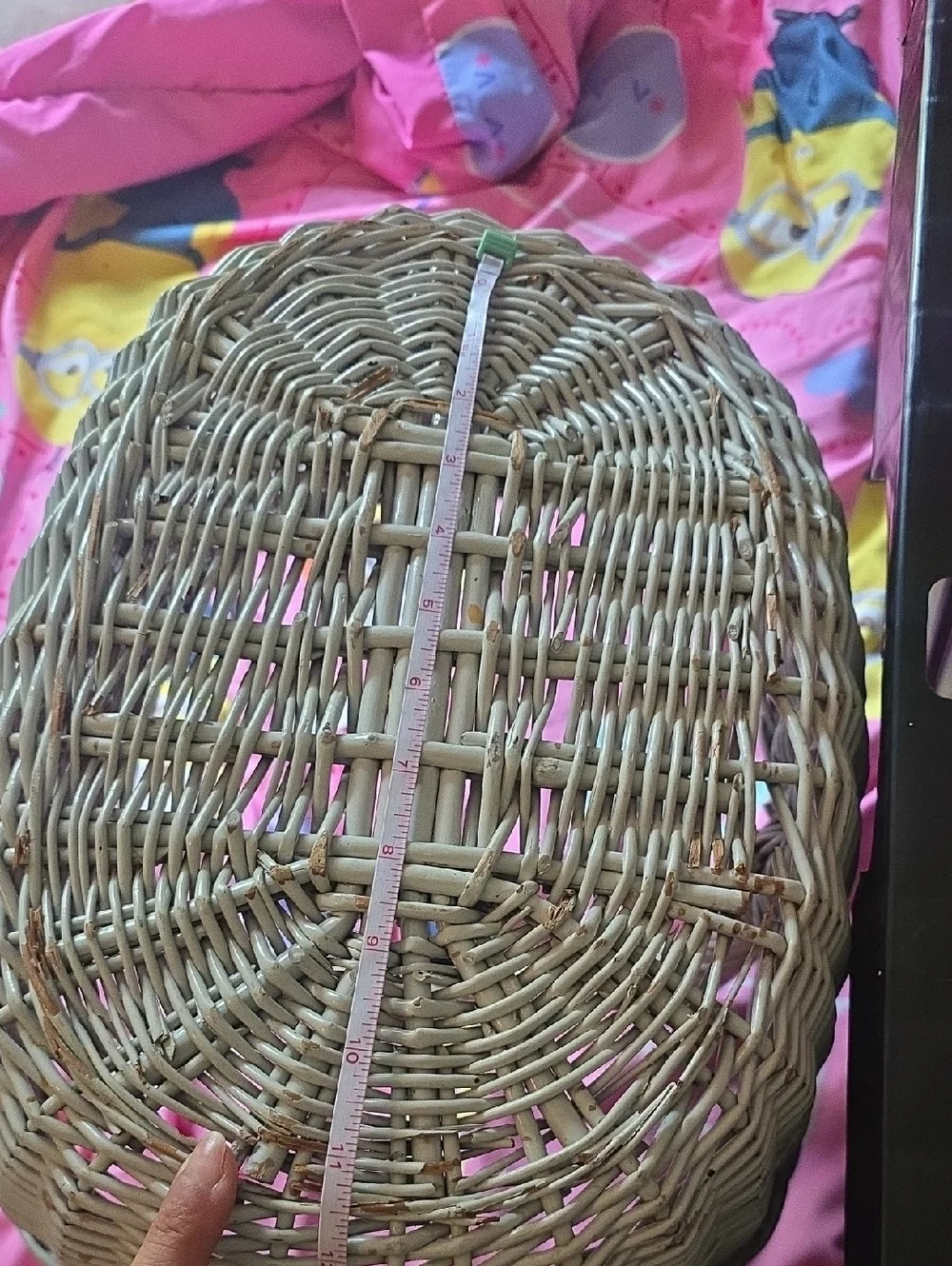 Wicker Decor Baske Gray